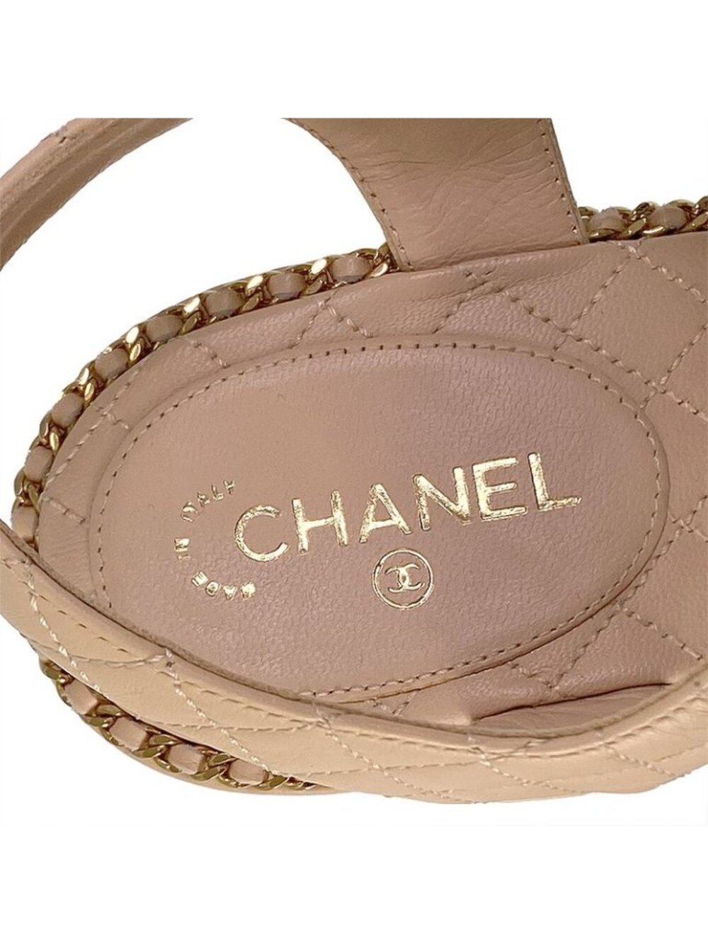 Chanel Sandals with Chain - Picture 8 of 9